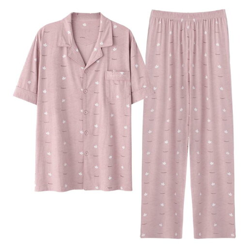 パジャマ ルームウェア セット ナイトウェア メンズ 夏 綿 半袖 ズボン 薄手 ホーム 大きめ サイズ パジャマ ルームウェア セット ナイトウェア メンズ 夏 綿 半袖 ズボン 薄手 ホーム 大きめ サイズ