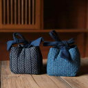 茶道具 収納袋 バッグ 巾着 ポーチ 御物袋 綿 リネン 布 厚手 ティーカップ 湯呑 コップ 茶碗 急須 容器 保護 持ち運び ポータブル 雑貨 アクセサリー...