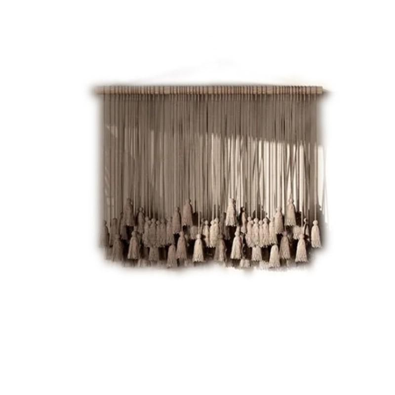 壁飾り タペストリー マクラメ 吊り下げ ウォールハンギング インテリア 模様替え デコレーション 装飾品 雑貨 リビング 寝室 フリンジ タッセル 綿 ロープ 北欧 おしゃれ