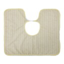 介護用エプロン 食事 大人 高齢者 男女兼用 防水 施設 老人ホーム 入院 寝ながら ケア コットン 通気性 吸湿性 お手入れ簡単 シンプル ストライプ