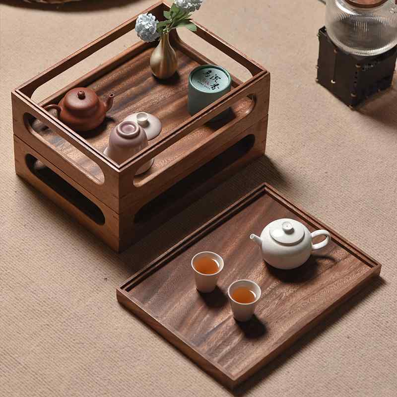 Amazon.co.jp: 茶道具 収納ボッ クス 携帯ケース 茶盆を持つ 多