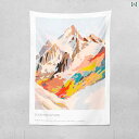 タペストリー 山 景色 風景 自然 ぶら下げ 布 絵画 ベッドサイド 装飾 背景 壁掛け インテリア デコレーション 飾り 北欧(3)