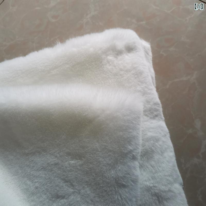 生地 ふわふわ 韓国 布 フェイクファー 片面起毛 ハンドメイド 手芸 リメイク 人形 着ぐるみ 背景 衣装 ディスプレイ インテリア 白 赤 ピンク 無地