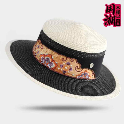 ハット レディース 帽子 おしゃれ 麦わら エスニック 刺繍 花柄 ビーチ 春夏 多目的 日焼け防止 旅行 ハット レディース 帽子 おしゃれ 麦わら エスニック 刺繍 花柄 ビーチ 春夏 多目的 日焼け防止 旅行