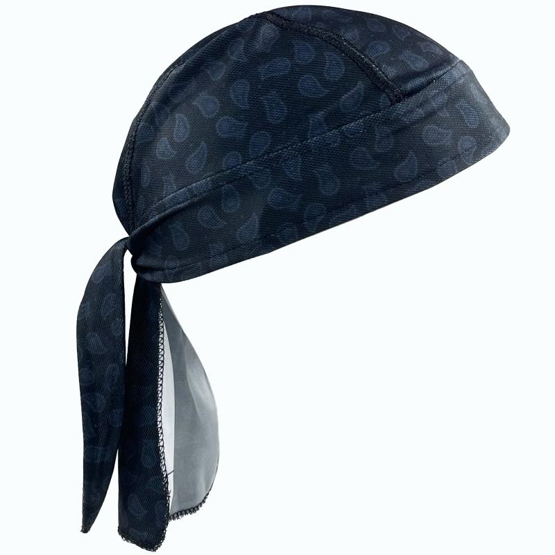 バンダナキャップ おしゃれ 男女兼用 春夏 メッシュ 速乾 防風 日焼け防止 吸湿 通気 涼しい アウトドア スポーツ サイクリング 登山 カジュアル ストライプ 星 ペイズリー グレー 黒 白