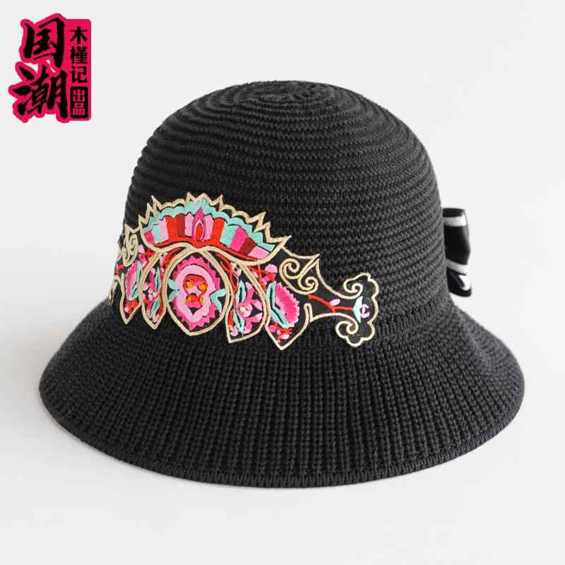 バケハ レディース 帽子 おしゃれ 日よけ カジュアル バケットハット 小さめ 刺繍 花 女性 春 旅行 日..