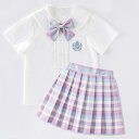 女の子 キッズ プリーツスカート 春夏 子供服 カレッジスタイル 制服風 パステルカラー 小学生 ミニ丈衣装 発表会 入学 卒業 かわいい チェック柄 ピンク 青 紫