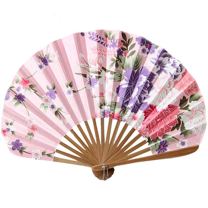 シェルファン 夏 ポータブル 扇子 布 カバー レトロ 女性 チャイナ風 子供用 小型 和風 韓国 扇 団扇
