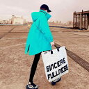 ウインドブレーカー レディース 春秋 ジャンパー アウター アウトドア スポーツ観戦 お出かけ カジュアル おしゃれ フード ジップアップ ミドル丈 緑 ピンク...