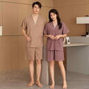 マッサージ 服 温泉 サウナ スーツ 健康ランド ファッション ウェア インナー ズボン ナイト ルーム パジャマ パンツ トップス セット 衣料品 男女兼用 ...