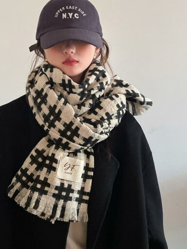 マフラー レディース チェック スカーフ 冬 暖かい 防寒 厚手 韓国 ショール レトロ メンズ カップル お揃い カジュアル おしゃれ 黒 白 茶 マフラー レディース チェック スカーフ 冬 暖かい 防寒 厚手 韓国 ショール レトロ メンズ カップル お揃い カジュアル おしゃれ 黒 白 茶