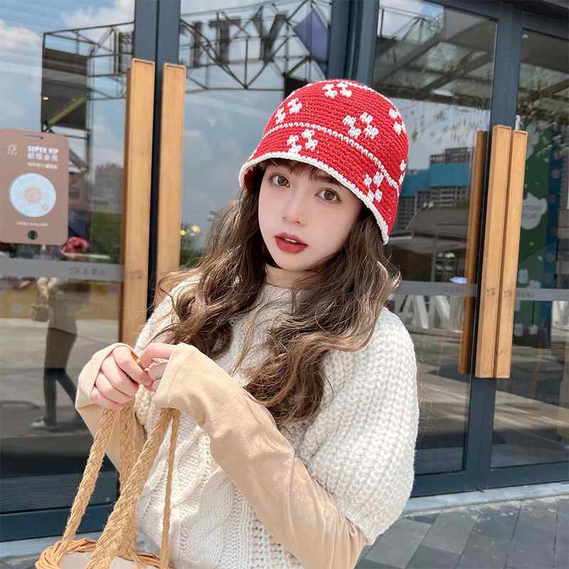 ニット帽 レディース 大人 春夏 バケットハット つば広 フラットトップ 深め 日焼け防止 レトロ カジュアル ストリート 黒 グレー 青 プレゼント