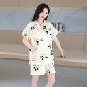 サウナ服 パジャマ ファミリー ユニセックス お揃い ペアルック マッサージ スパ 温泉 カジュアル リラックス リラクゼーション 部屋着 リフレッシュ 男女兼用 パンダ