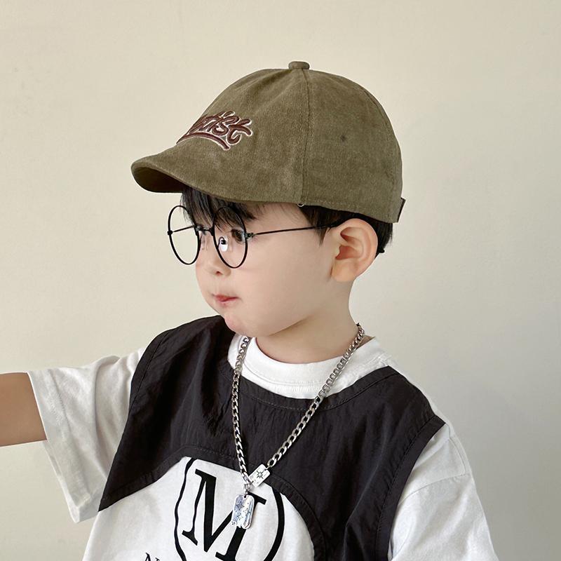 子供用 帽子 春秋用 男の子 ベレー帽 韓国 キッズ用 日よけ キャップ ベビー 選べるカラー ショートブリム 調節可能 ユニセックス カジュアル 選べるカラー ボーイズ