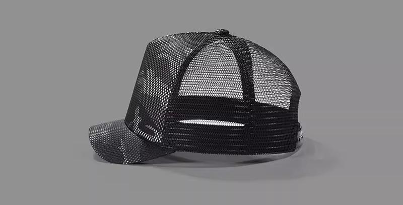 キャップ 夏 メッシュ ハイ カット 短い つば メンズ レディース ハード トップ 乗馬 帽子 迷彩 小さい..