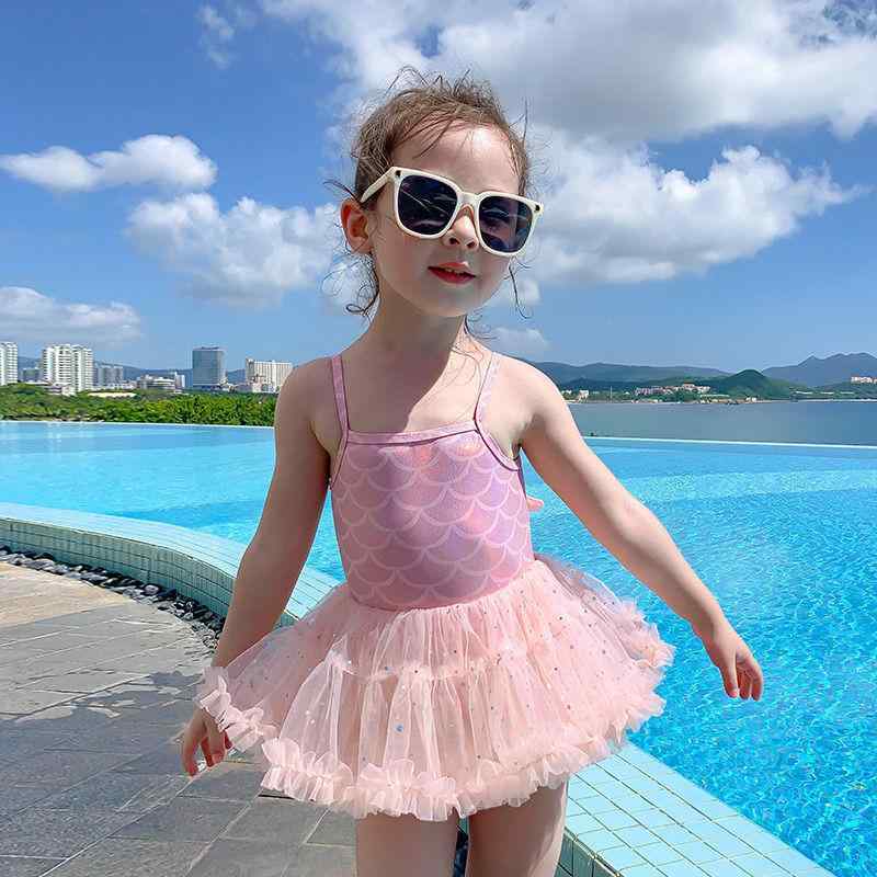 子供 水着 女の子 韓国 夏 ベビー ワンピース マーメイド デザイン 羽 ウィング おしゃれ 海辺 ビーチ キッズ