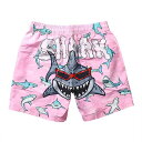メンズ ビーチパンツ 水着 サメ シャーク プリント 夏 速乾 おしゃれ ユニーク 個性的 サーフショーツ アウトドア レジャー 柔らかい ゆったり ショート ...