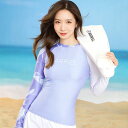 サーフスーツ ラッシュガード 水着 レディース 日焼け防止 速乾 セパレート サーフィン アウトドア ウェットスーツ スポーティー 紫外線対策 UVカット ビー...