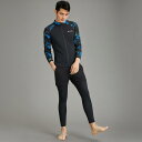 サーフスーツ ラッシュガード メンズ ウェットスーツ 長袖 韓国 ダイビング 速乾 ジッパー 日焼け防止 水着 サーフィン 紫外線対策 動きやすい 海洋レジャー...