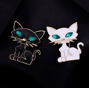 ブローチ 子猫 大人かわいい 動物 服装飾 レディース ギフト セレモニー 猫 コサージュ 女性 動物 ピン メンズ スーツ バッジ カップル アクセサリー