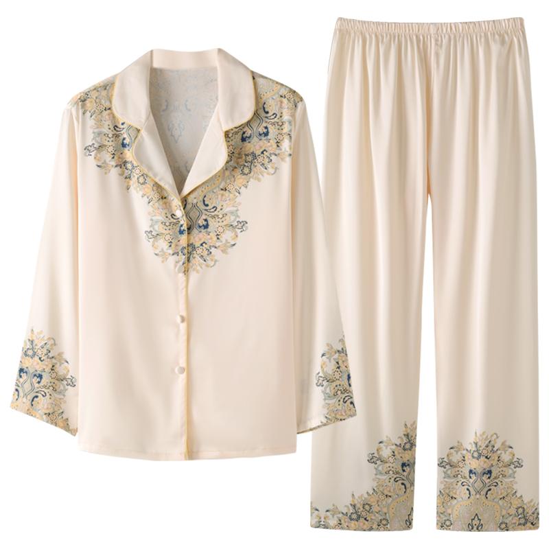 楽天way-ugoルームウェア レディース 部屋着 パジャマ 春秋 ガーリー おしゃれ 長袖 薄手 前開き 大きいサイズ 花柄 ドット 水玉