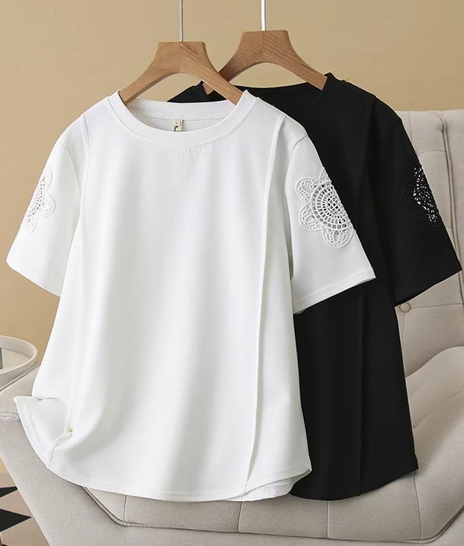 シャツ ブラウス 大きいサイズ 体型カバー レディース 夏 シック 半袖 Tシャツ 太った 若見え レイヤリングシャツ おしゃれ カジュアル 通勤 休日 リゾート デイリー