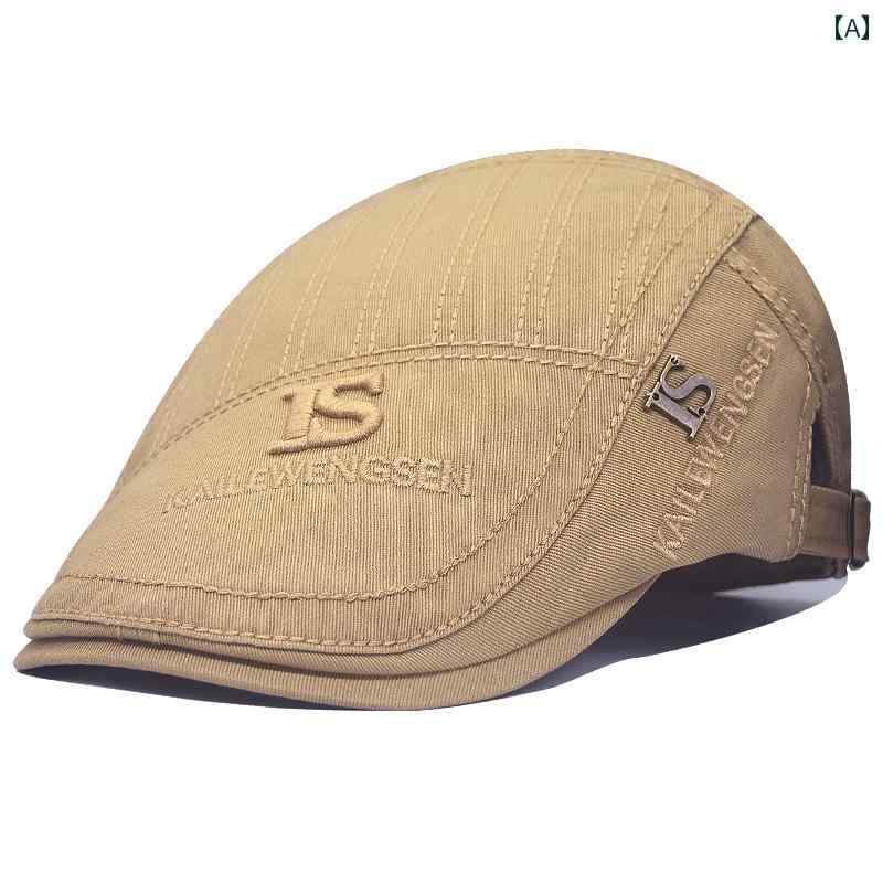 ハンチング 帽子 メンズ レディース 韓国 英国 レトロ ベレー帽 屋外 ひさし カジュアル 通気性 フォワ..