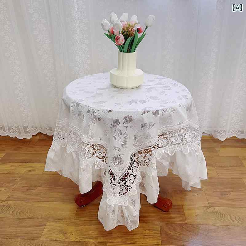 テーブルクロス レース 高級感 長方形 コーヒーテーブル ラウンドテーブル カバー フレンチ おしゃれ テーブルマット モダン シンプルスタイル