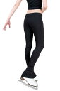 フィギュア スケート ウィンター アイス スポーツ ウェア 子供用 トレーニング 女性用 服 冬 パンツ 防水 裏起毛 ブラック シューズ