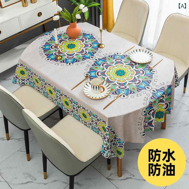 テーブルクロス レトロ 汚れ防止 机カバー 防水 耐油 軽量 お手入れ簡単 布 雑貨 キッチン ダイニング リビング PVC 多用途 おしゃれ 北欧