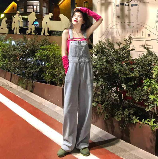 オーバーオール サロペット レディース シック 韓国 春夏 レトロ ライト カラー デニム オーバーオール ファッション ハイウエスト ワイド レッグ パンツ ピンク タンクトップ カジュアル オーバーオール サロペット レディース シック 韓国 春夏 レトロ ライト カラー デニム オーバーオール ファッション ハイウエスト ワイド レッグ パンツ ピンク タンクトップ カジュアル