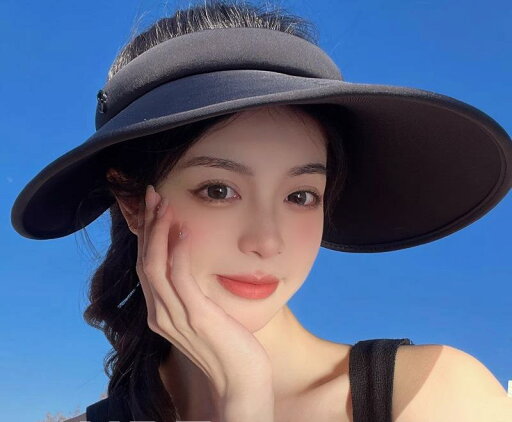 サンバイザー レディース UVカット スポーツ つば広 屋外 レジャー 帽子 夏 サイクリング カバー ブラック ベージュ ブルー 調節可能 通気性 サンバイザー レディース UVカット スポーツ つば広 屋外 レジャー 帽子 夏 サイクリング カバー ブラック ベージュ ブルー 調節可能 通気性