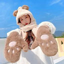 アウトドア ファッション 手袋 グローブ 帽子 ハット マフラー スカーフ 防風 かわいい 厚手 裏起毛 保護 冬 暖かい 屋外 防寒