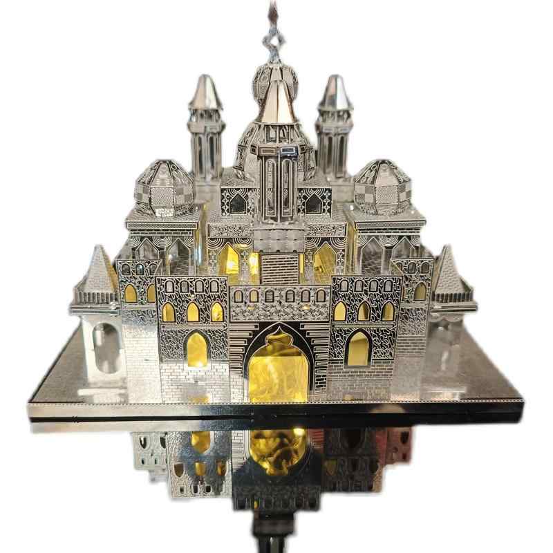 立体パズル 大人向け 3D メタル DIY ダークナイト 城 ジグソー 手作り 組み立て モデル おもちゃ 飾り ..