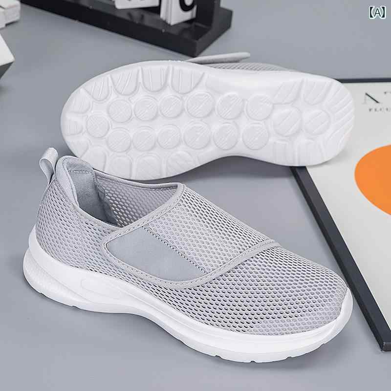コンフォートシューズ レディース 婦人靴 ミセス 歩きやすい スニーカー 夏 幅広 ソフトソール ママ メッシュ グレー ブラック ブルー
