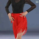 ベリーダンス レディース 衣装 アラビアン 社交ダンス ヒップスカーフ フリンジ おしゃれ ラテン 大人 スカート レッド ブラック ホワイト