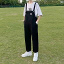 オーバーオール 秋冬 サロペット パンツ つなぎ メンズ カジュアル 大きいサイズ レトロ ストレート ブラック ホワイト