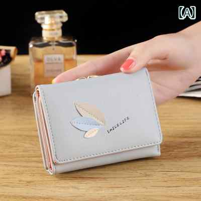 財布 小銭入れ レディース ミニ コインケース ショート バックル 韓国 シンプル 学生 ウォレット グレー パープル ピンク