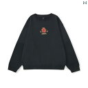 スウェット トレーナー メンズ 刺繍 ドラゴン 龍 プルオーバー トップス カジュアル 長袖 紳士服 中国風 綿 ラウンドネック グレー キャメル 赤