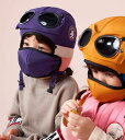 フライトキャップ パイロット 帽子 防寒 子供 キッズ 男の子 女の子 秋冬 スキー サイクリング 耳あて ネイビー レッド パープル
