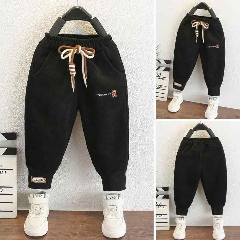 男の子 冬 ベルベット パンツ 子供 カジュアル スウェットパンツ 厚手パンツ ゴムベルト キッズ カジュアルパンツ 暖かい