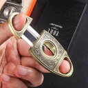 ステンレス シガーカッター V字型 シガー ナイフ レトロ シャープ シガー ツール メンズ ポータブル キューバ タバコ カッター