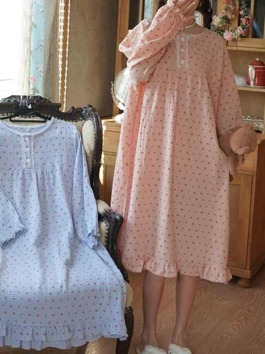 かわいい チェリー パジャマ レディース 夏 綿糸 大きいサイズ 長袖 綿 寝間着 女性 夏秋 ワンピース かわいい チェリー パジャマ レディース 夏 綿糸 大きいサイズ 長袖 綿 寝間着 女性 夏秋 ワンピース