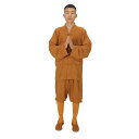 平服 僧侶服 僧侶 綿 春夏 薄手 僧服 メンズ レディース 男女兼用 寺院 衣装 和尚服 カラー 三色 上服