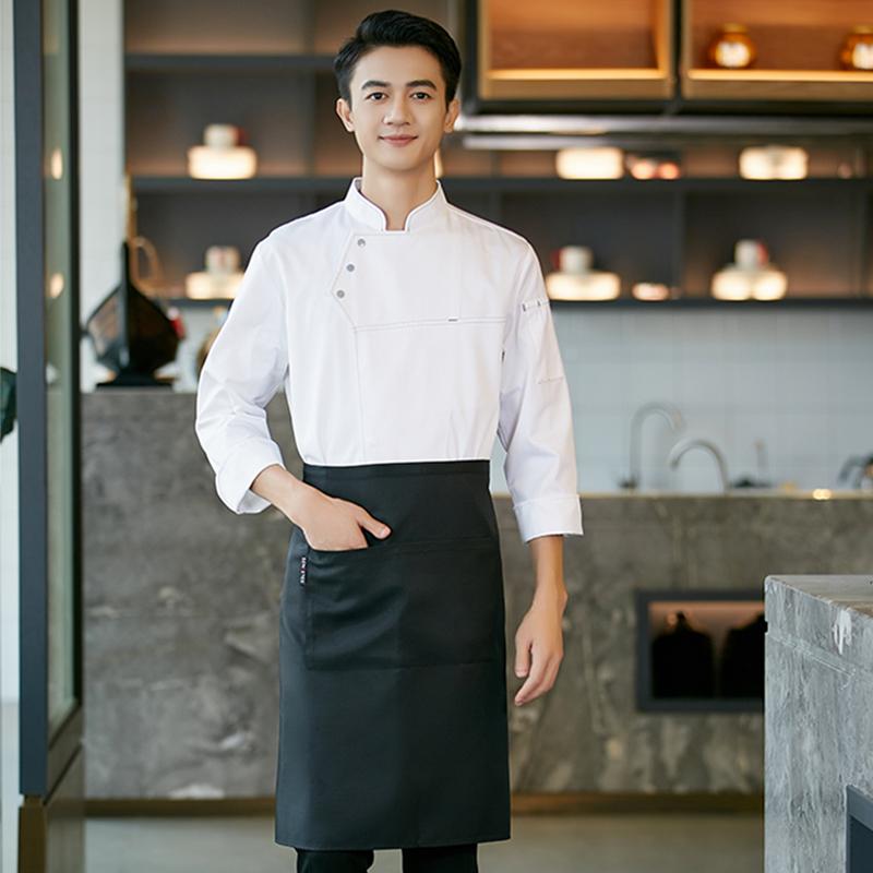 ユニフォーム 制服 作業着 おしゃれ ファッション 業務用 ケータリング ホテル 長袖 秋冬 シェフ ケー..