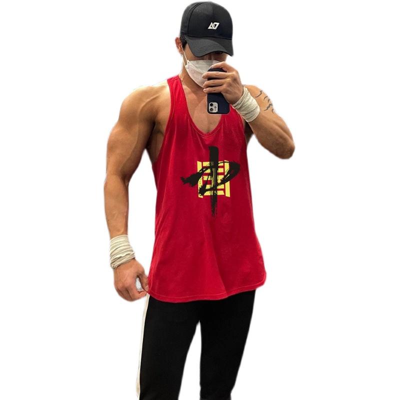 マッチョ タンクトップ ノースリーブ 大きいサイズ ゆったり メンズ スポーツ フィットネス トレーニン..