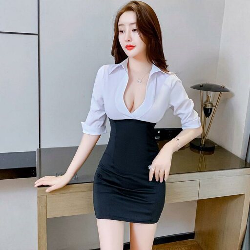 ホテル フットマッサージ 魅惑的 制服 コスチューム ドレス 女性 夏 ショート丈 vネック ヒップスカート タイプA ホテル フットマッサージ 魅惑的 制服 コスチューム ドレス 女性 夏 ショート丈 vネック ヒップスカート タイプA