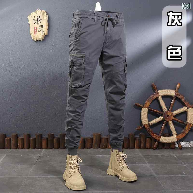 カーゴパンツ アウトドア 登山 釣り メンズ ワークパンツ おしゃれ着 カジュアル 春 ファッション 多機..