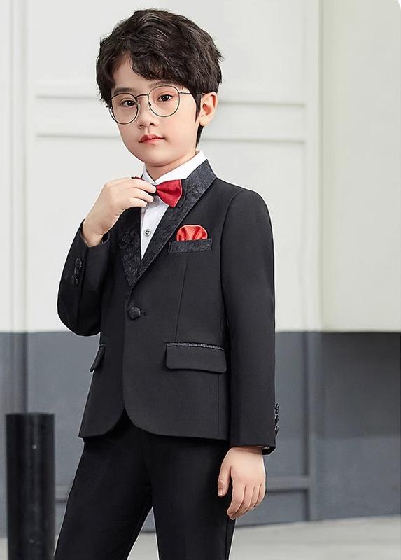 スーツ キッズ 子供 おしゃれ ファッション 秋冬 フラワーガール ボーイズ ドレス ベスト パフォーマンス 男の子 ブリティッシュ セット ジャケット パンツ