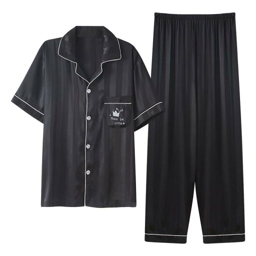 パジャマ ルームウェア セット ナイトウェア メンズ 夏 冷感 薄手 半袖 ズボン ホーム 服 お父さん リアル パジャマ ルームウェア セット ナイトウェア メンズ 夏 冷感 薄手 半袖 ズボン ホーム 服 お父さん リアル